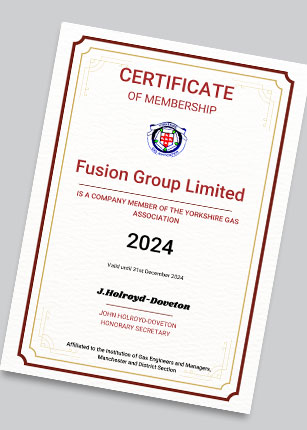 Yorkshire Gas Association Certificate Fusion Group